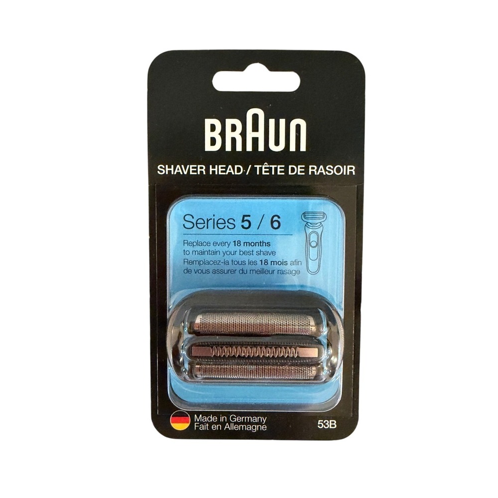 Braun Series 5 6 Shaver Head Replacement Cassette 53B Black Made in Germany